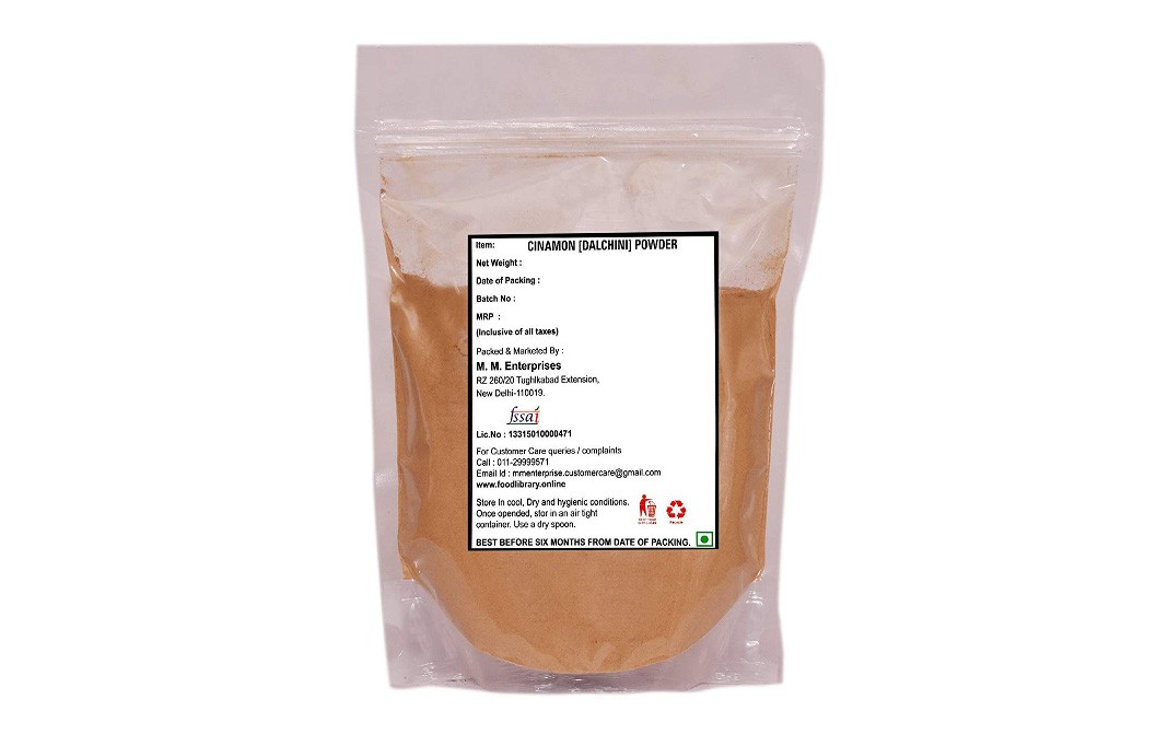 Food Library Natural Cinnamon (Dalchini) Powder   Pack  200 grams